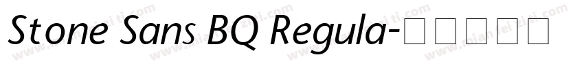 Stone Sans BQ Regula字体转换